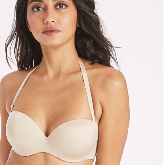 Maidenform 32A Custom Lift Strapless Underwire Bra Convertible Multi Way 09417 - Picture 1 of 15